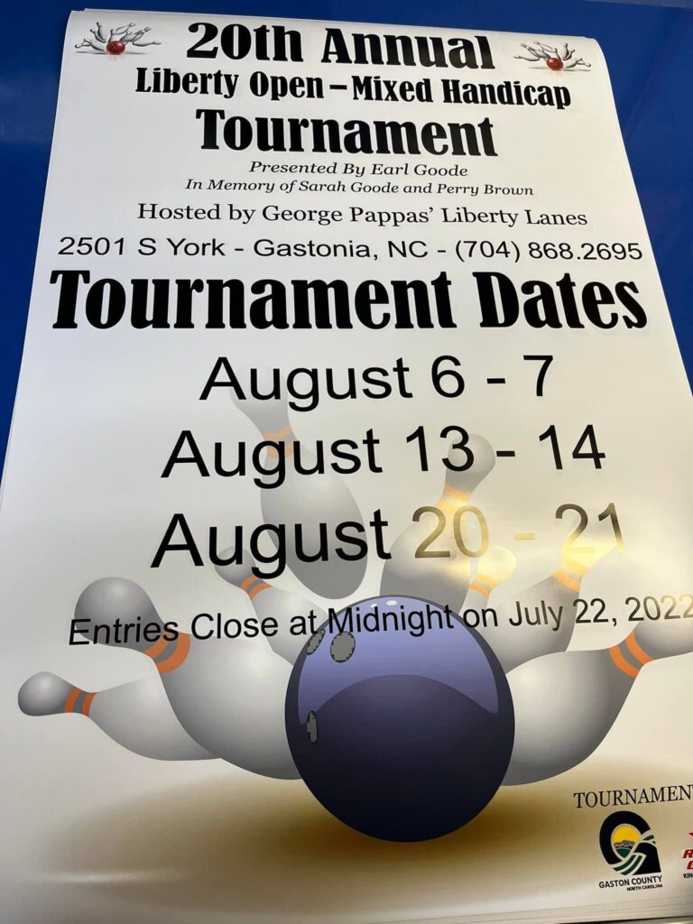20th Annual Liberty Open Mixed Bowling Tournament Southern TNBA