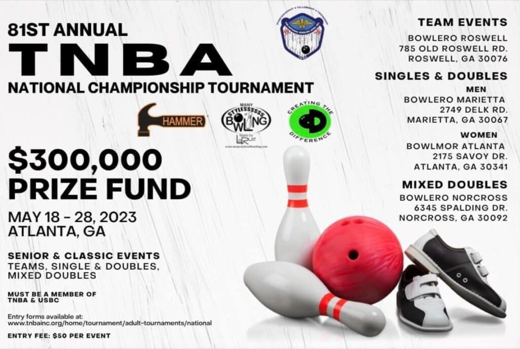 2023 TNBA National Championship Bowling Tournament Southern TNBA