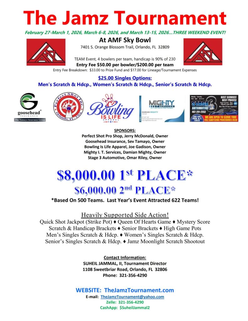 The Jamz Team Bowling Tournament