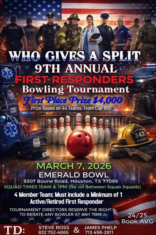 Who Gives A Split First Responders Team Bowling Tournament