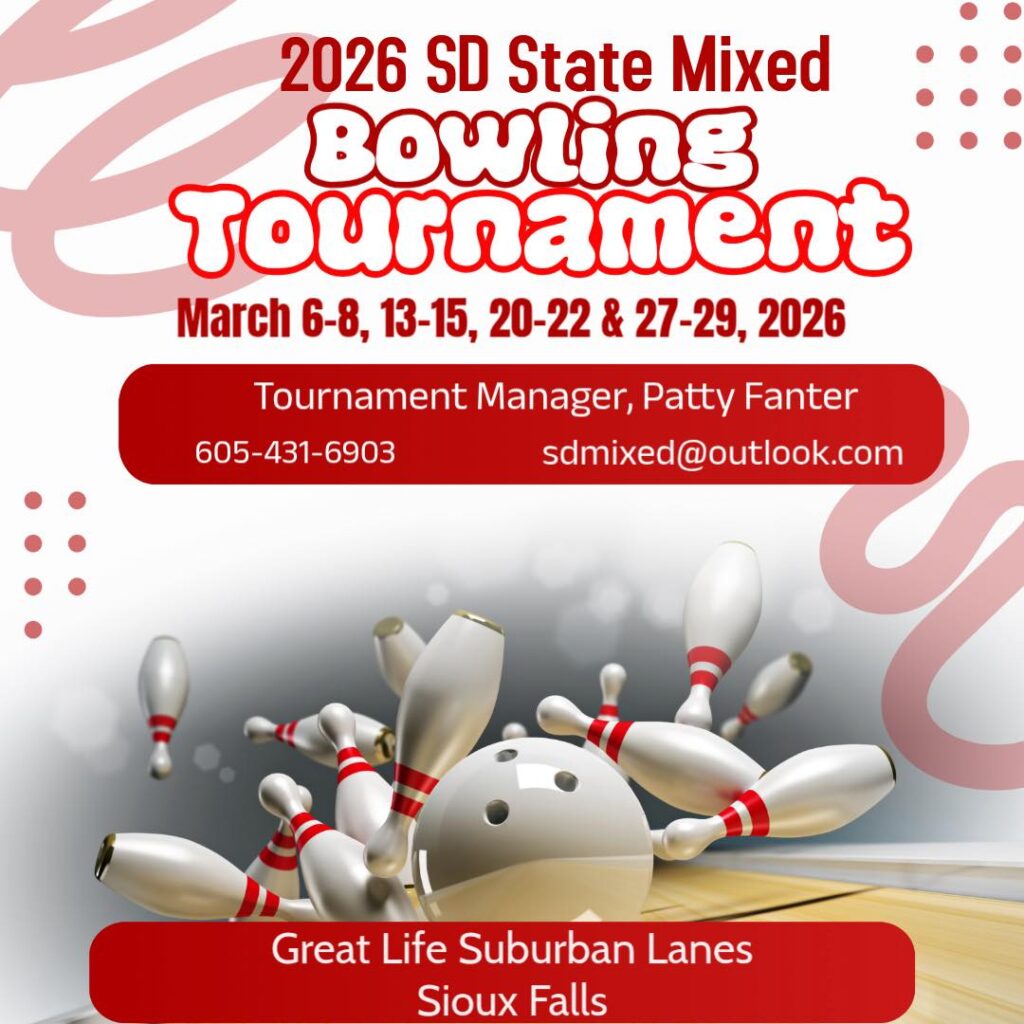 2026 USBC South Dakota State Mixed Bowling Tournament